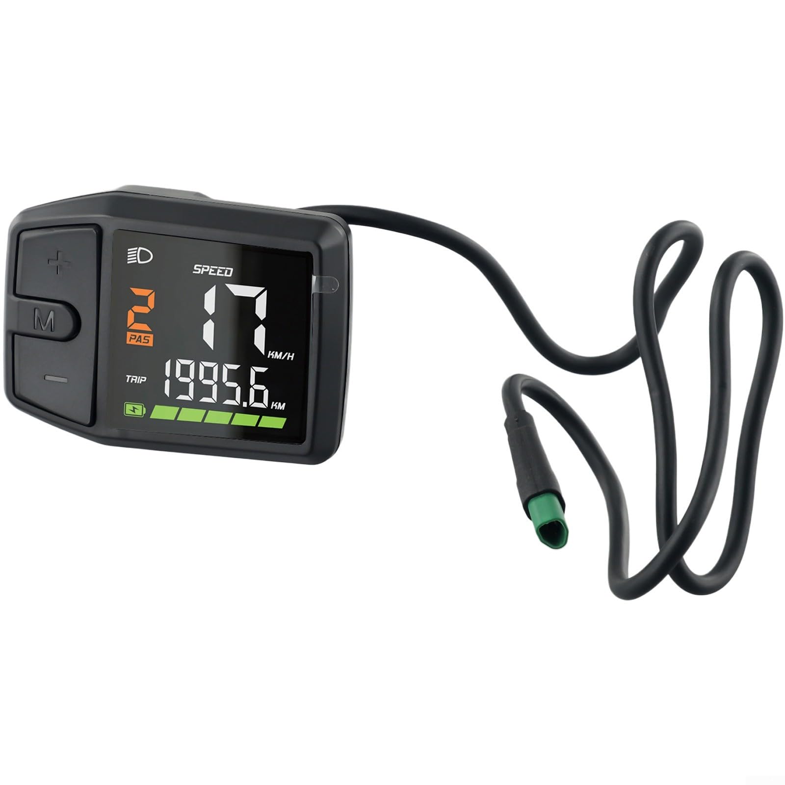 Pantalla LED LCD para Bicicleta eléctrica con Dientes Azules para Motor de protocolo M500 para M600 BBS0102 HD y UART Can y Otros Estilos (UART)