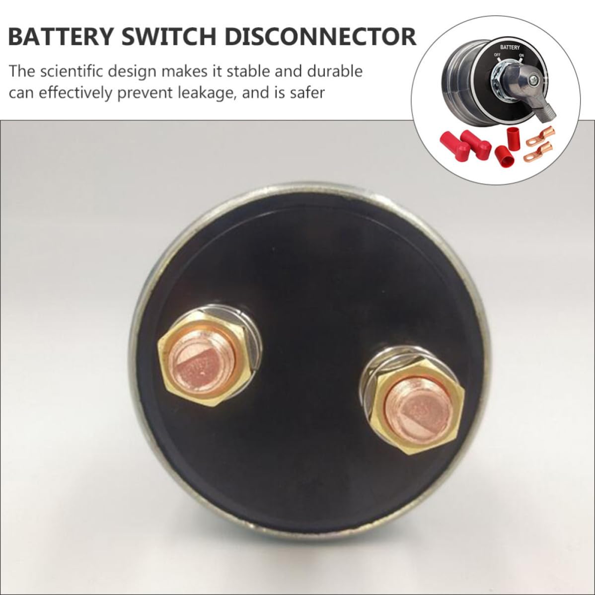 Professional Boat Terminals, and Alloy Aluminum Copper with 300a Battery Disconnect Switch for Cut Off Power Device Rated High Instantaneous Car for Vehicle and Marine Use