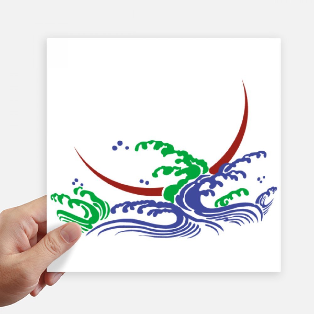 Decal 4Pcs 20cm x 20cm Multicolor durable pour personnaliser votre motobike et votre valise rigide