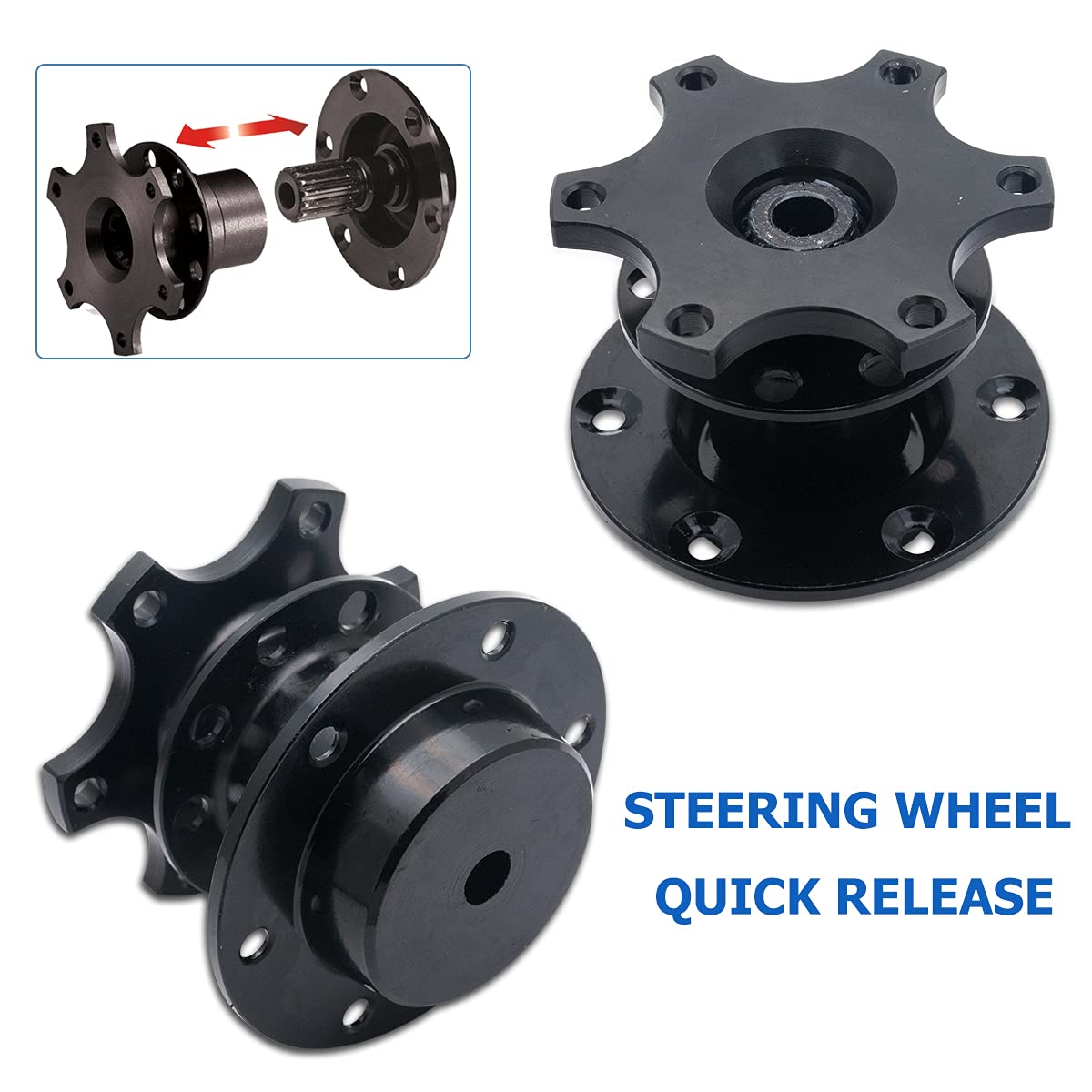 Baceyong universale volante a sgancio rapido auto mozzo racing/rallye/racing boss wheel montaggio