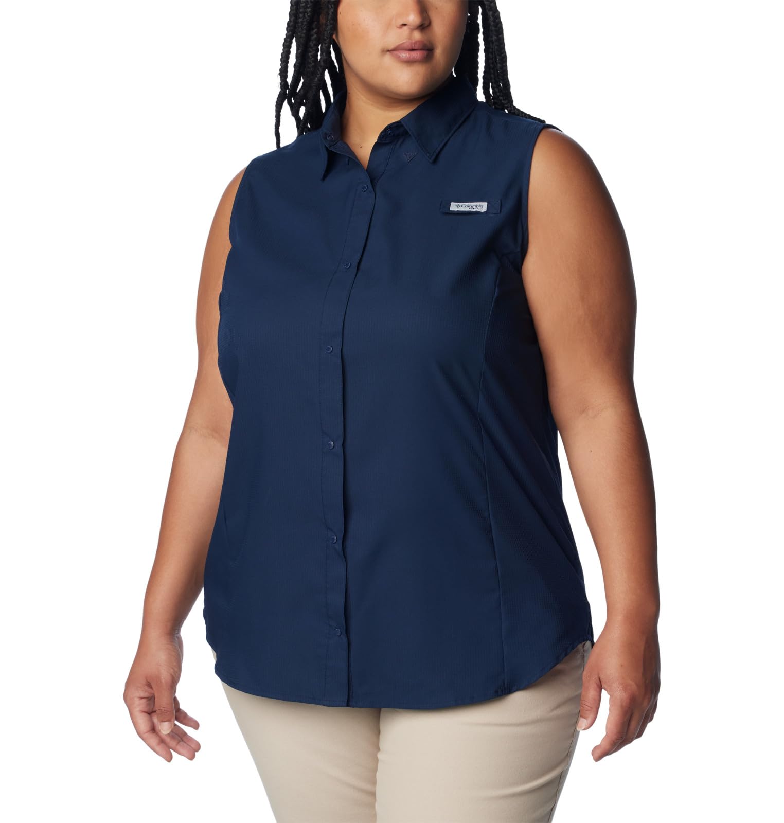 Columbia Tamiami Women's Sleeveless Shirt Tamiami - Camiseta sin Mangas para Mujer Mujer (Pack de 1)