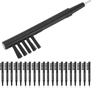 20pcs Hearing Aid Cleaning Brush, Hearing Amplifier Brushes with Wax Loop & Magnet for Earbuds,Headphones,Airpods Cleaner