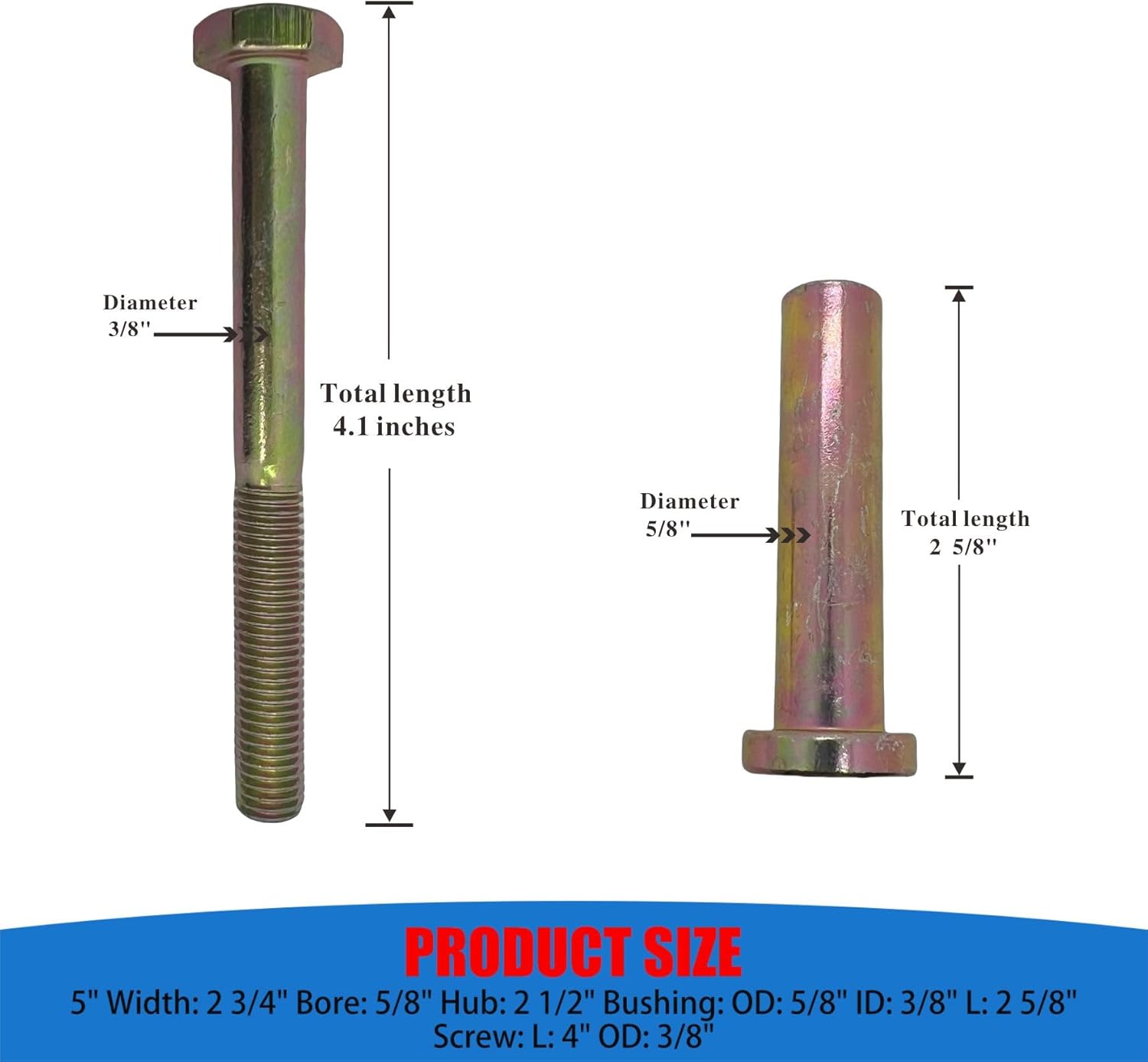 Lawn Mower Anti Scalp Deck Wheel Kit Compatible with Exmark Bad Boy Lawn-Boy Toro Husqvarna Bunton Ferris Replace# 116-9981, 103-3168, 103-4051, 103-5364, 103-7263, 103-7363, 109-2098, 109-9011
