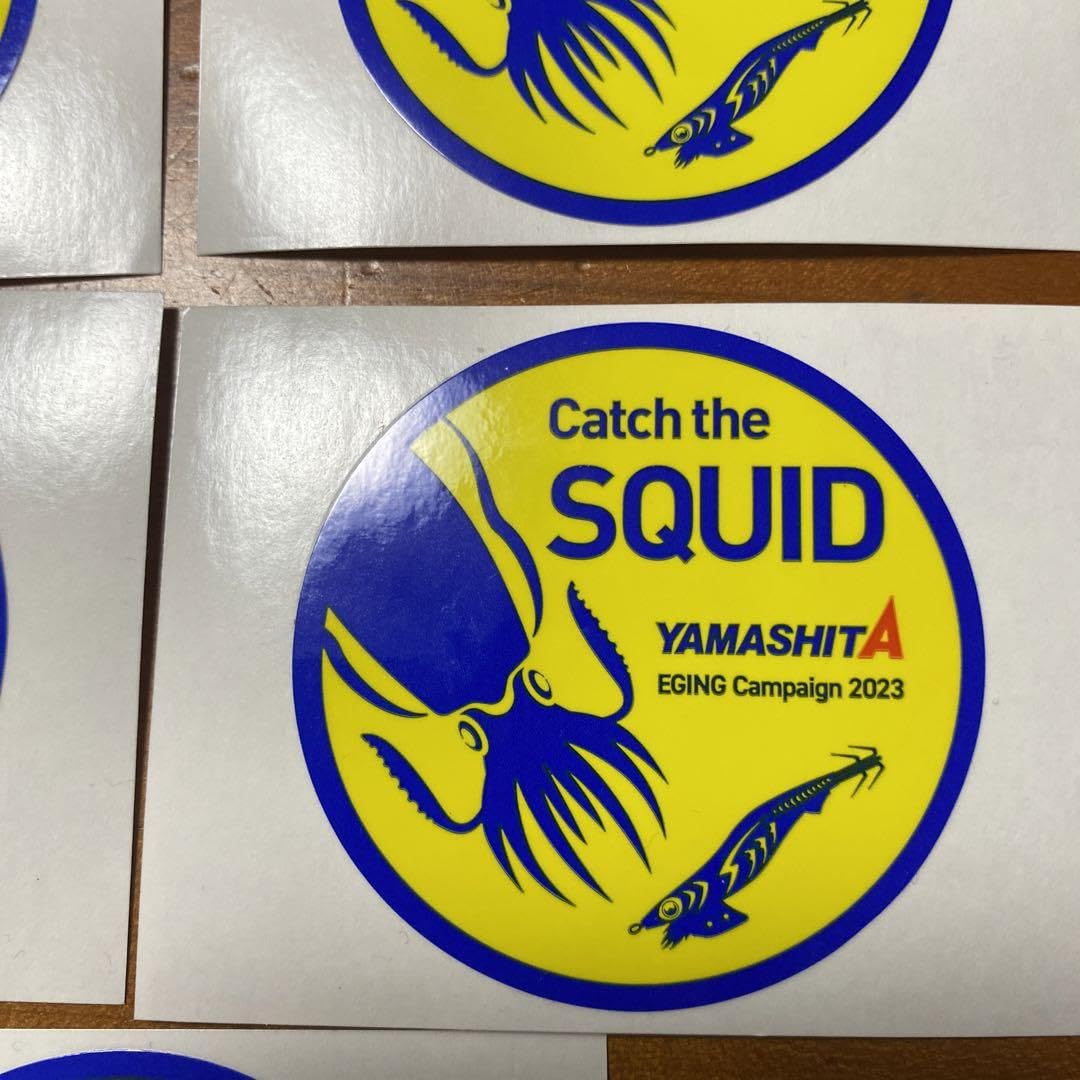 Amazon.co.jp: ヤマシタ エギ王 スクイッドマニア ステッカー 5枚