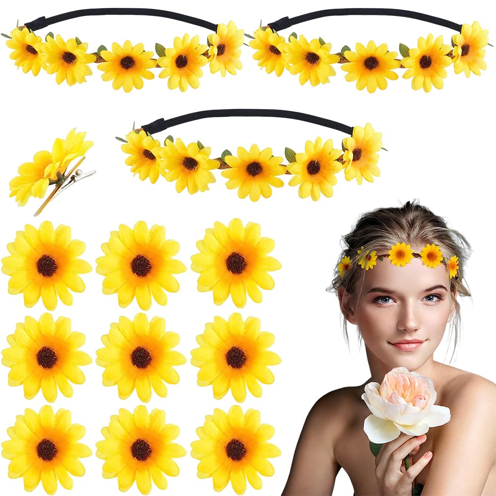 Silberfarbenes Blumen Stirnband Mit Kristallperlen – Haarschmuck Für Hochzeit, Braut & Fest