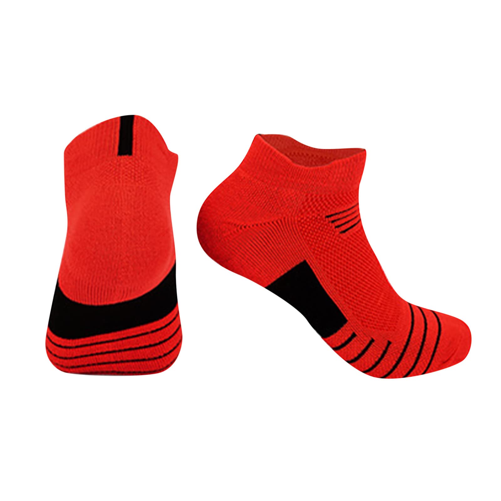 6 par skarpet do sneakersów dla mężczyzn i kobiet, bawełniane, sportowe, krótkie, oddychające, sportowe skarpety o głębokim kroju, przeźroczysty, rozmiar uniwersalny