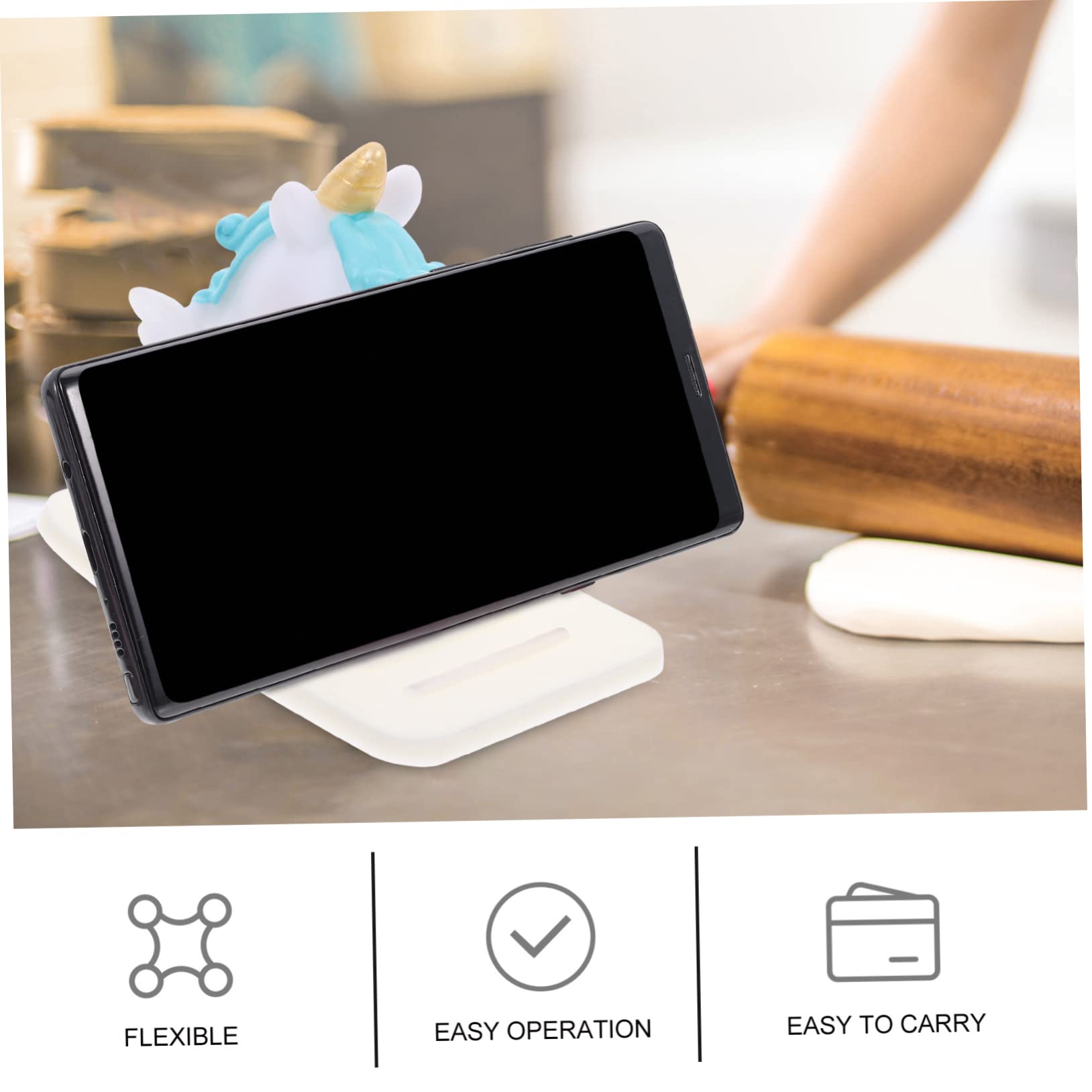 Housoutil Supporto Per Cellulare A Forma Di Cucciolo: Simpatico E Stabile In Legno!
