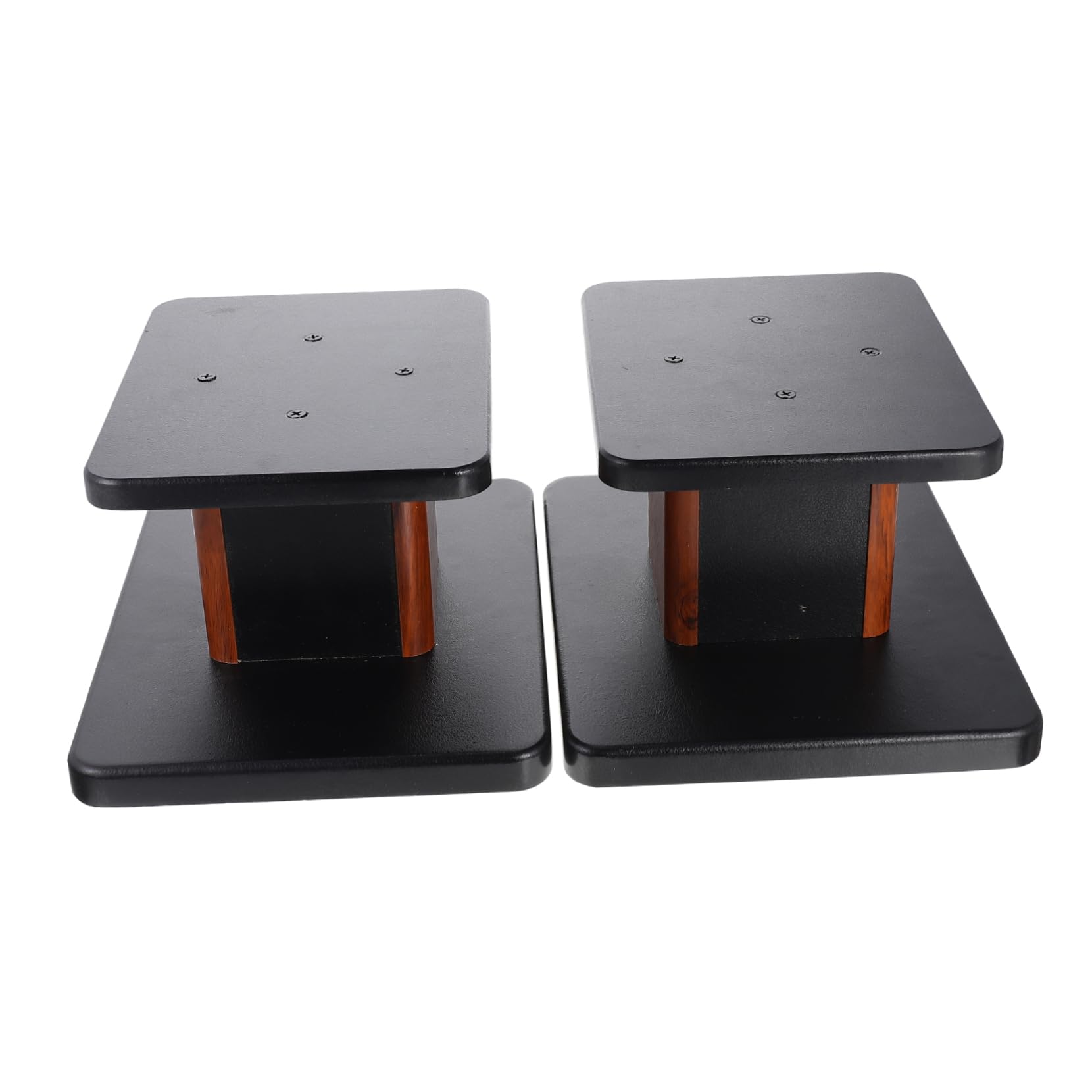 Uonlytech 1pair Speaker Stand for Home Use Creative Design for Surround Sound Smooth Edges Material for Karaoke and HiFi Speakers