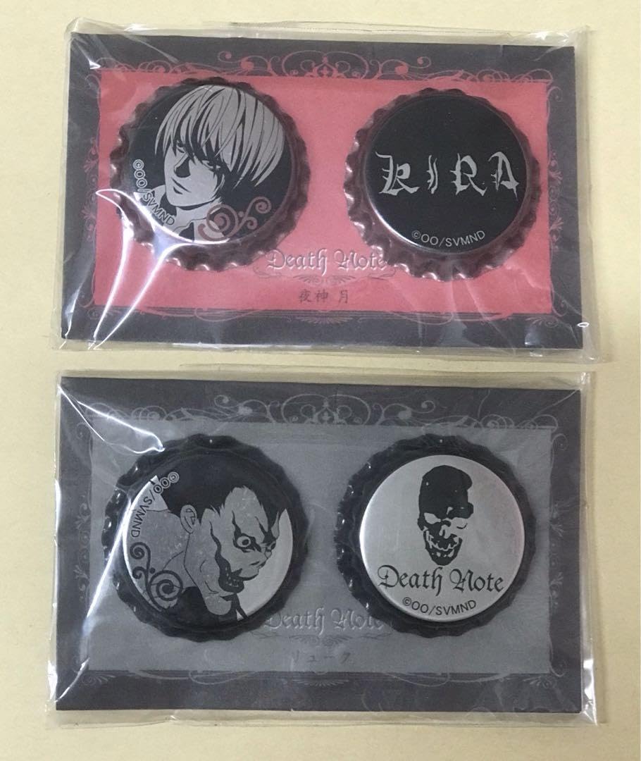 Amazon | デスノート DEATH NOTE 夜神月 リューク 缶バッジセット