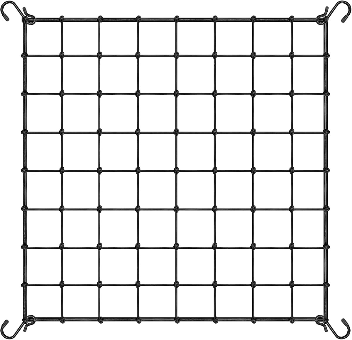 VIVOSUN 4 x 4Ft. Elastic Trellis Netting with 4 Hooks for Climbing Plants, Vegetables, Fruits, and Flowers, 1-Pack