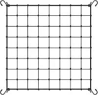 VIVOSUN 10 x 1,2 m Rede de treliça elástica com 4 ganchos para plantas trepadeiras, legumes, frutas e flores, 1 pacote