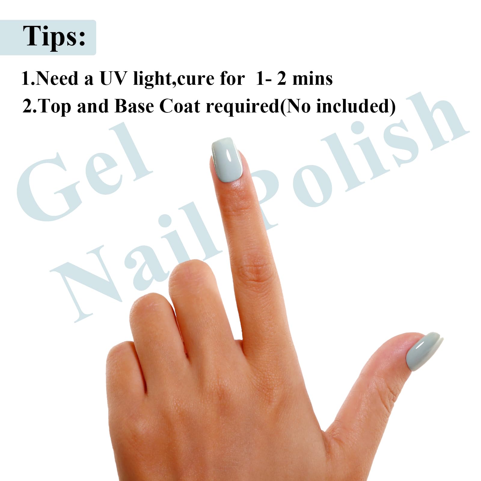 Condition photo showing New/Like New for Imtiti 10ML Sage Green Gel Polish Soak Off LED UV Nail Gel DIY at Home Salon Art Gift for Women Girls 1PCS