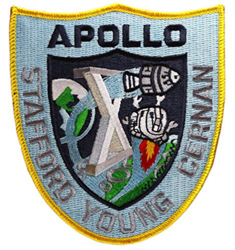 Apollo 10 Patch brodé 11cm x 10cm environ