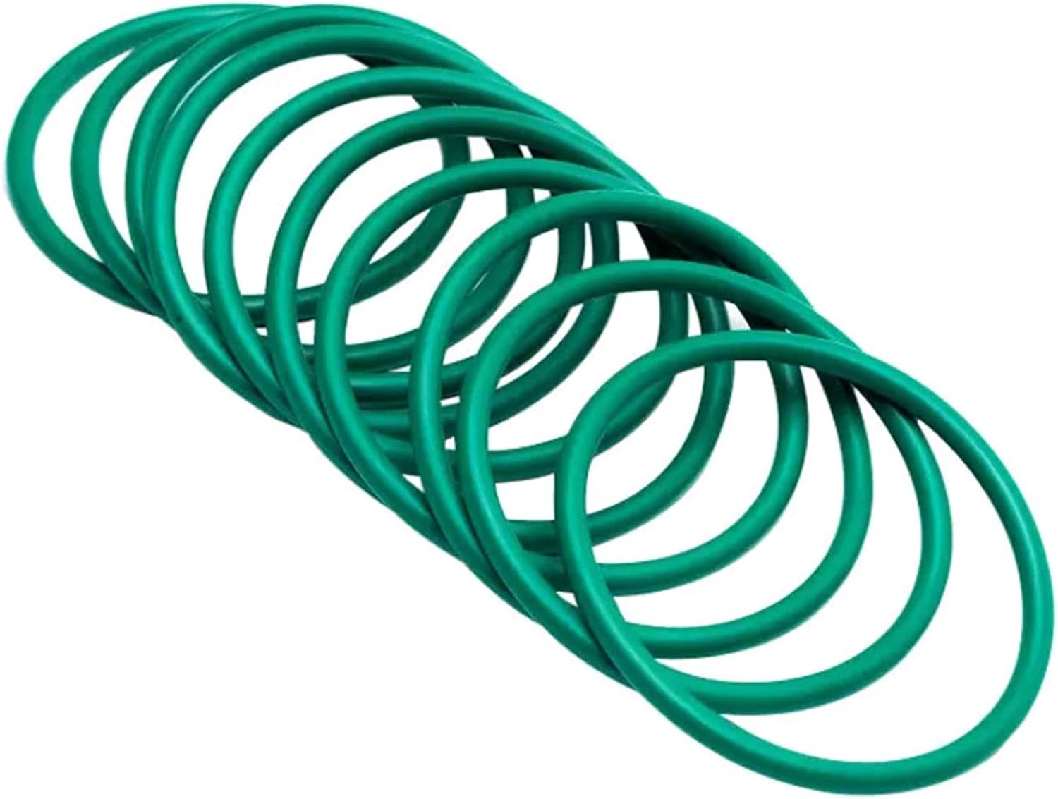O Rings，Rubber o Rings， 1 Pcs Fluorine Rubber O-Rings, 345mm OD, 337mm ID, 4mm Width, Seal Gasket for Machinery Plumbing, Green(257mm x 265mm x 4mm)