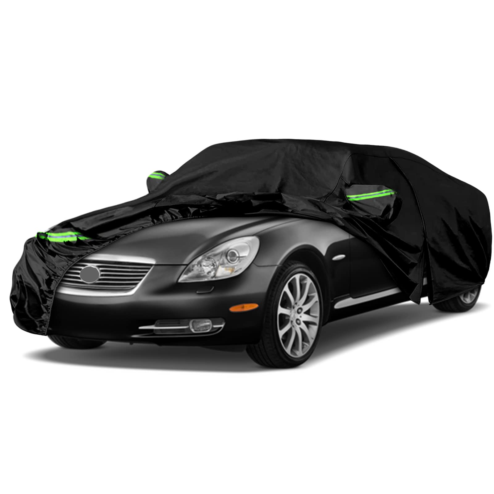 Waterproof Car Covers Replace for 2001-2010 Lexus SC430 6 Layers All Weather Custom-fit Car Cover with Zipper Door