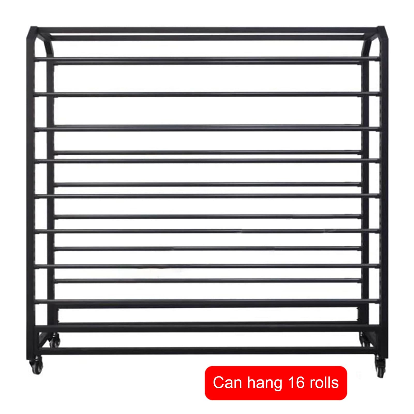 Organizador de Tela móvil de Doble Cara, Expositor Comercial para vinilos Que cambian de Color para Coches, películas para Ventanas, manteles y Papel Tapiz, 16 VAR,16 Rods-160cm