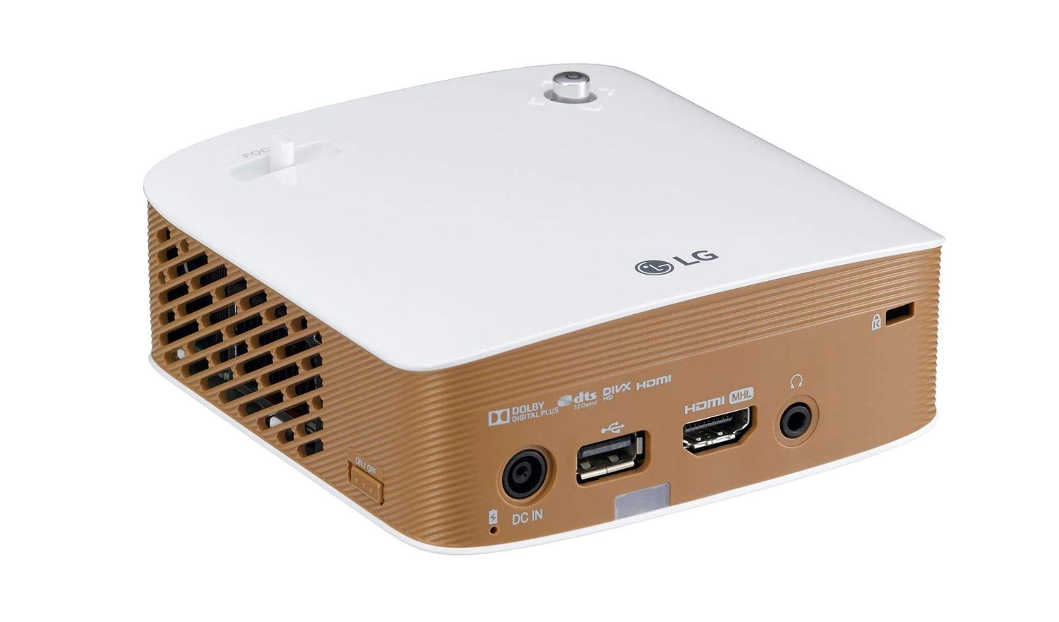 LG Mini Beam ホームプロジェクター PH150G ホワイト LG CineBeam PH150G Portable Projector (HD 1280 x 720, LED, 100,000