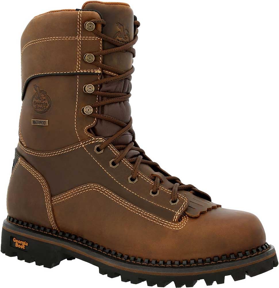 Georgia Boot Men's Amp LT Logger Composite Toe Waterproof Work Boots