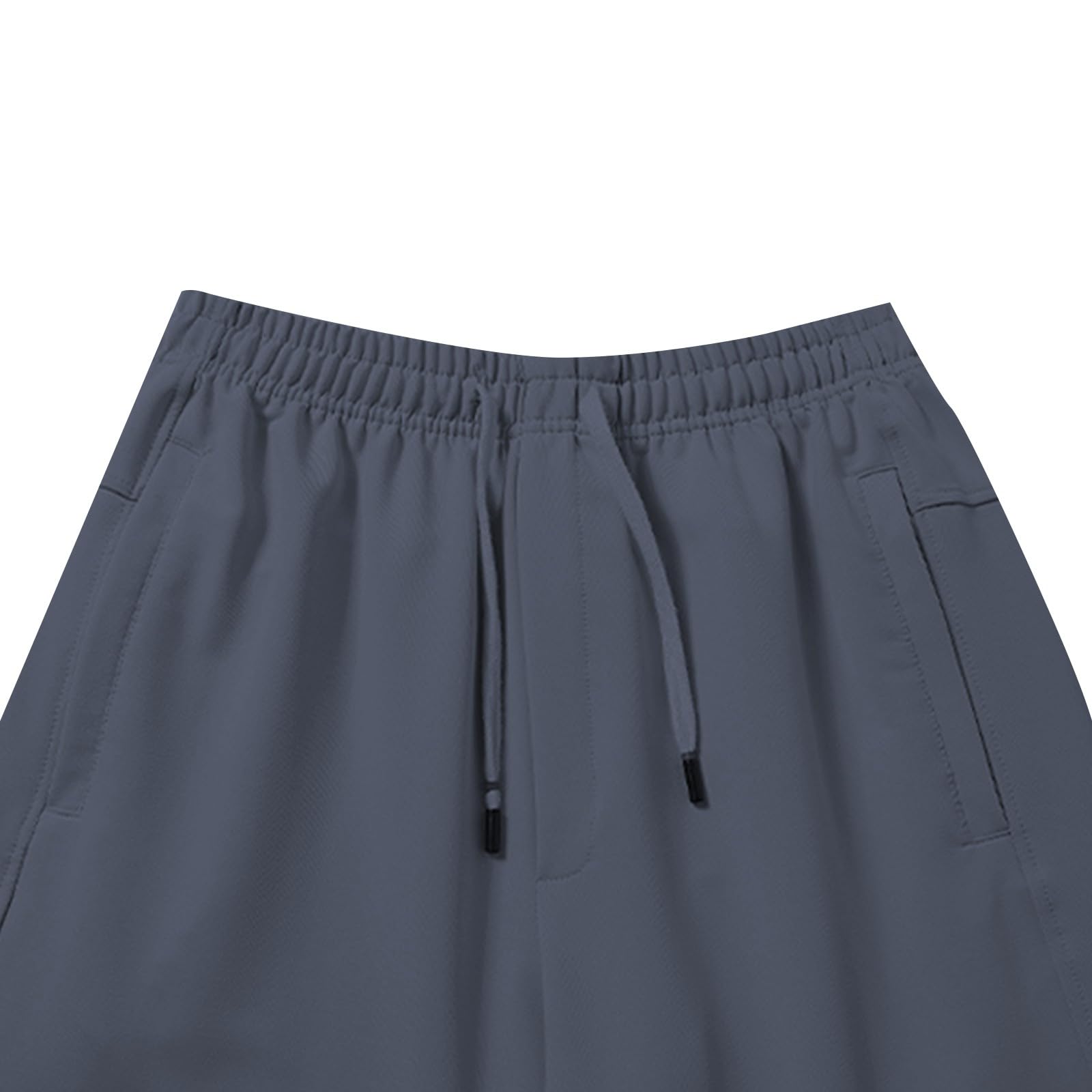 Generico Tuta da uomo per il tempo libero, comoda, da jogging, in tinta unita, con chiusura lampo, polo e vestibilità regolare, per il tempo libero, grigio, L