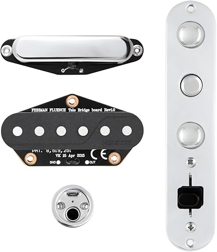 Fishman Fluence Devin Townsend Active Signature - Juego de 2 piezas, color negro