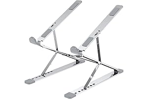 MISERWE Portable Computer Stand - Silver