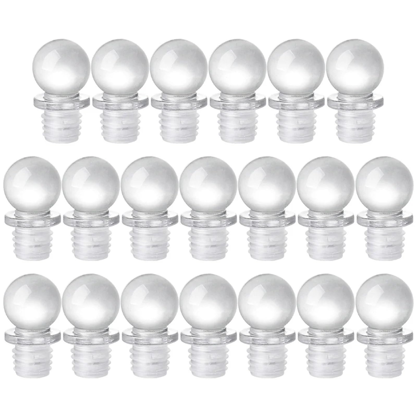 Bouchons à vin bille en verre 50 pièces conception large ouverte mini bouchon de bouteille d'arrangement floral bureau for des occasions spéciales garder le champagne frais