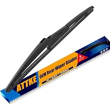 ATTKE Automotive Rear Wiper Blade, Replacement Hyundai Santa Fe19-22, Santa Fe XL13-19,Kia Sportage 17-22 OE Quality Original Style 12 Inch Rear Wiper