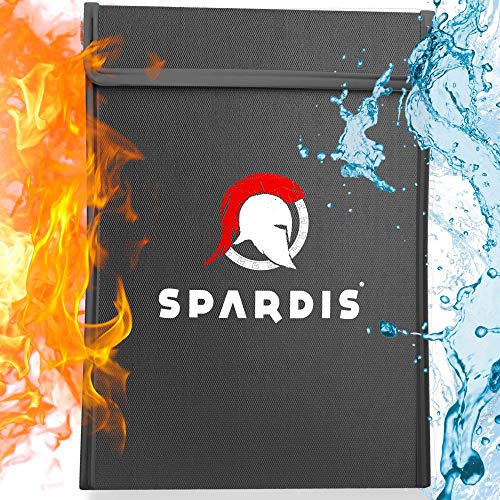 Fireproof Safe Storage for Jewelry, Passports, and Money with Heavy-Duty Zipper – Heat Resistant to 1,100 F