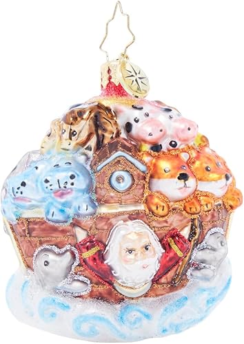 Christopher Radko Winter Splendor Santa Gem Ornament - Thumbnail 2