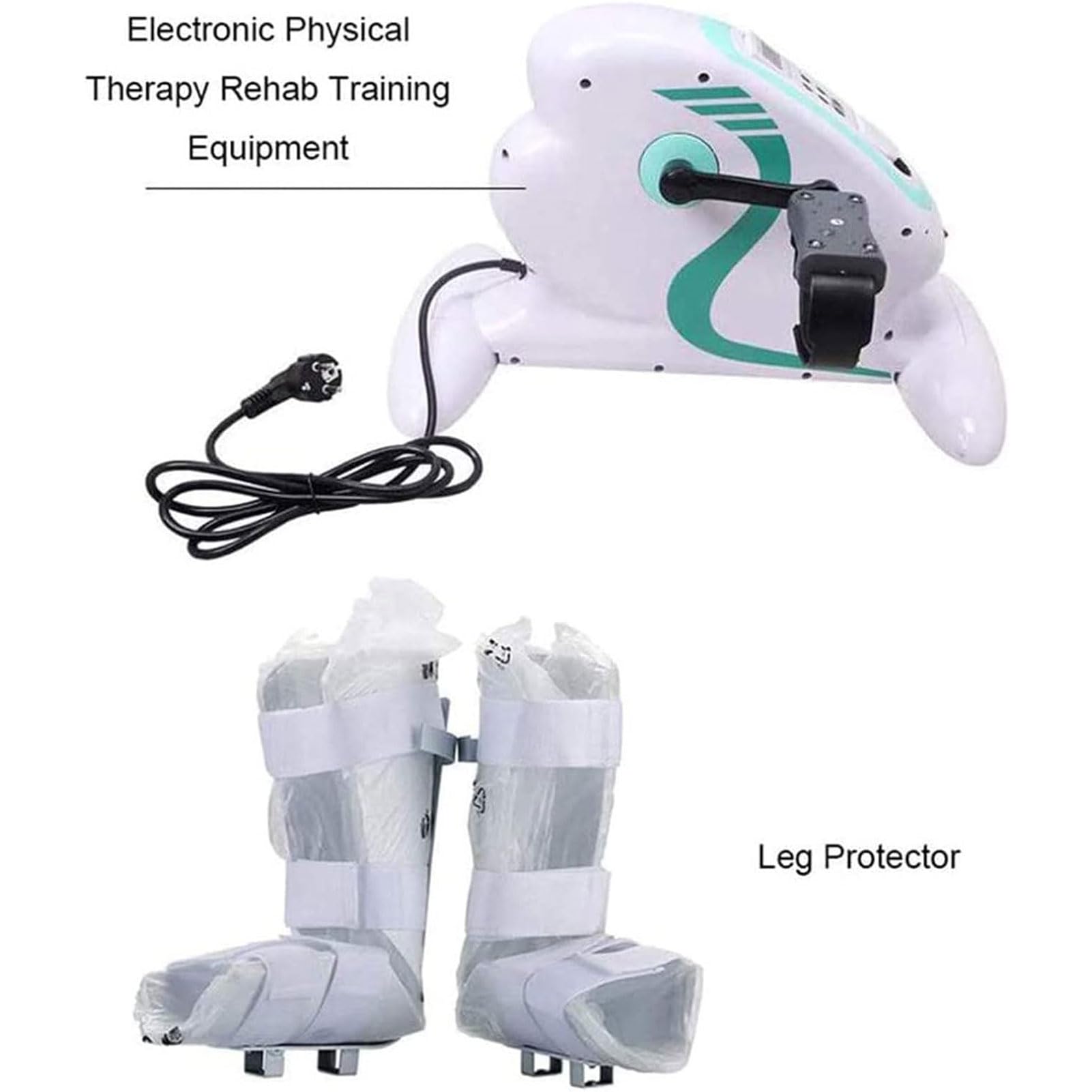 Macchina per Esercizi a Pedali Motorizzata Elettrica, Attrezzatura da Palestra per La Riabilitazione Fitness, Mini Attrezzatura per Riabilitazione per Biciclette Regolabile