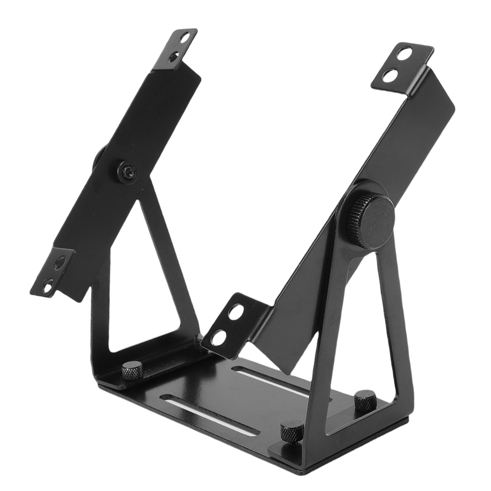 Goshyda Pivoting Multi Purpose Fan Mount for 120mm 140mm Fans, 360° Pivoting Hinge PC Computer Fan Bracket for NF-F12 for NF-S12A Series (Black)