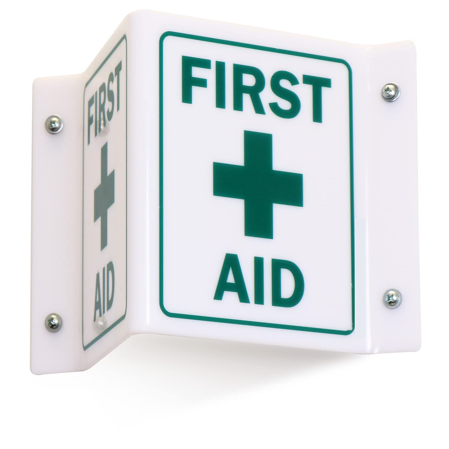 Projecting V-Sign : First Aid, PVC Water Proof Sticker Fixed on SunBoard