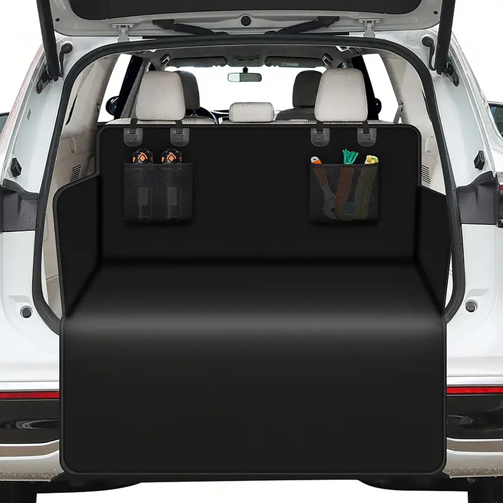 Khdwob A Car Boot Liner For Dogs For Jaguar F-Pace 2016-2019, Non‑Slip Scratch‑Proof With Side Protector Car Boot Protector For Pets For Suv, Estate & Hatchback,