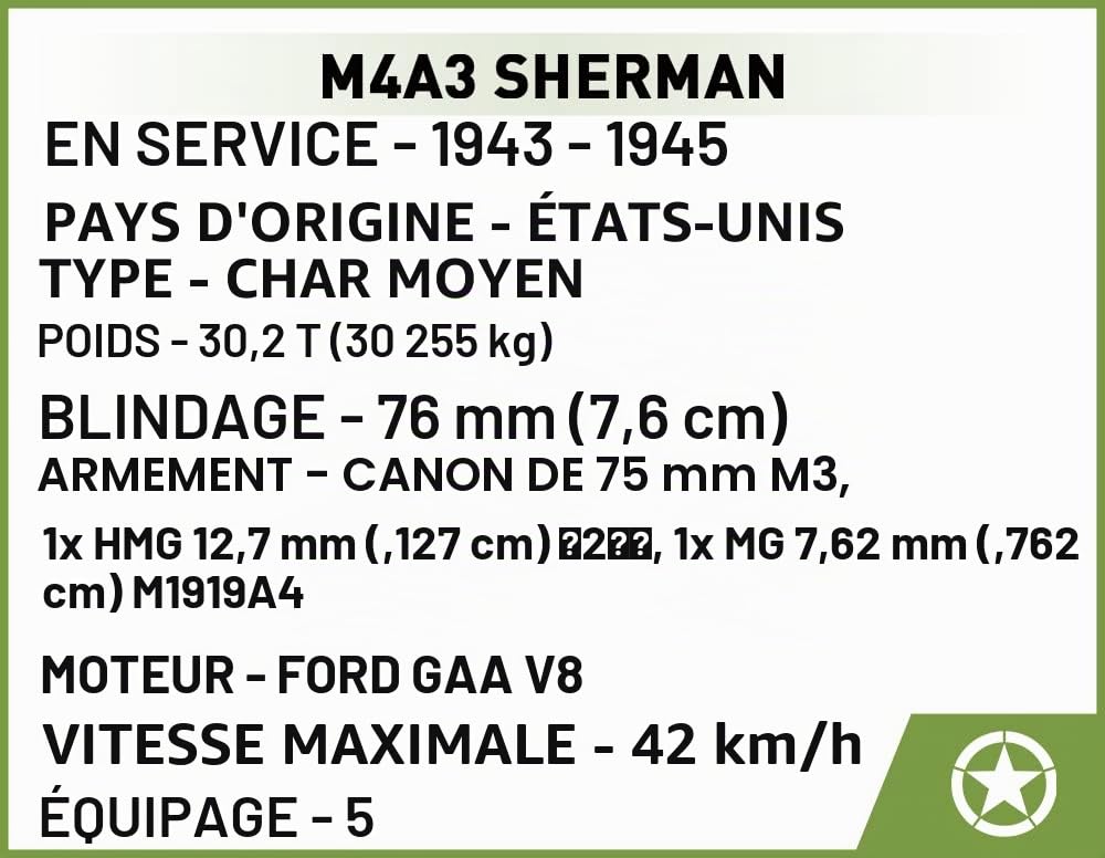 COBI M4A3 Sherman