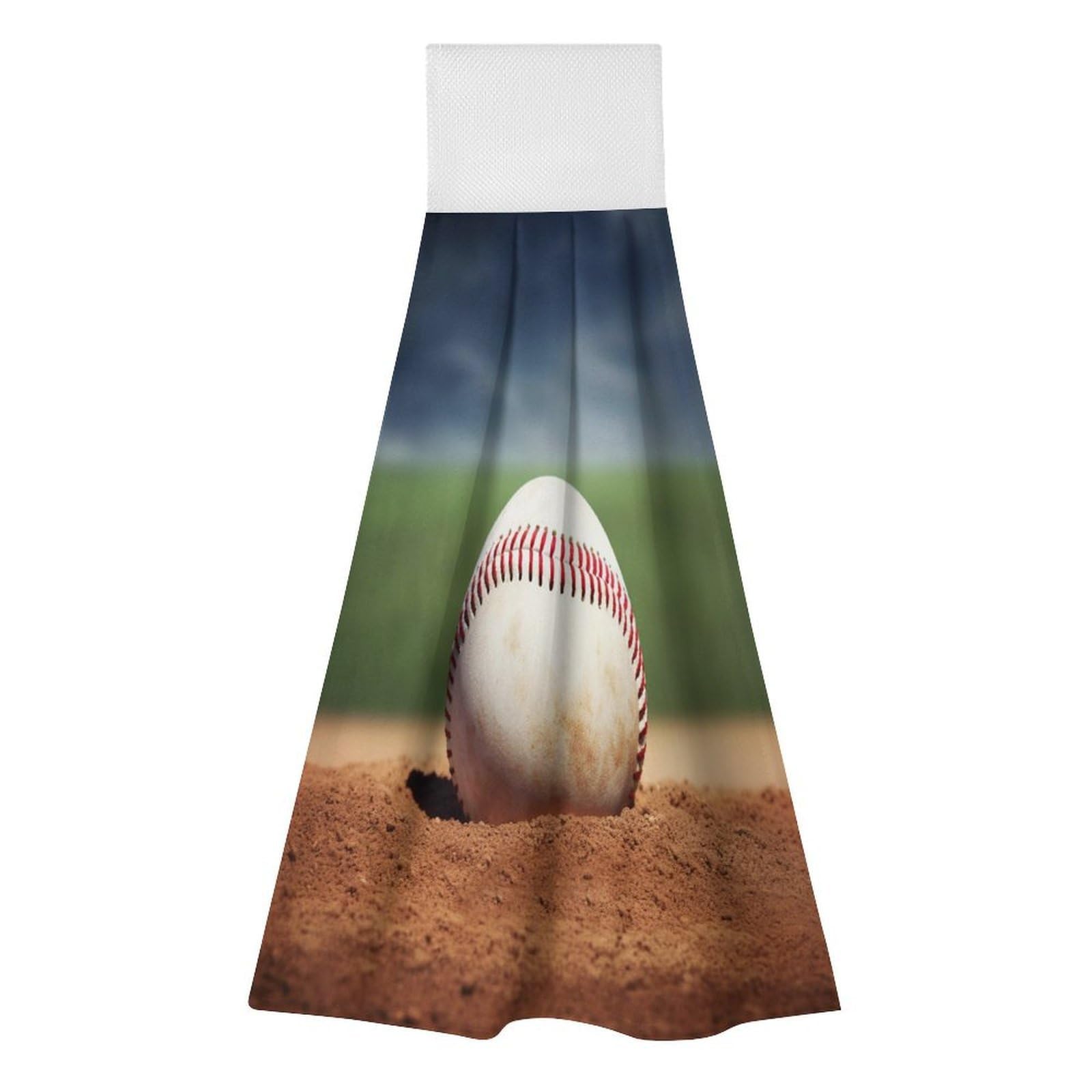 LZQPOEAS Baseball Hand Towel Reusable Polyester Towel Quick Dry Microfiber Washcloths, Reusable Lint Free Cleaning Towels for Bathroom Kitchen Hotel Spa Home Daily Use
