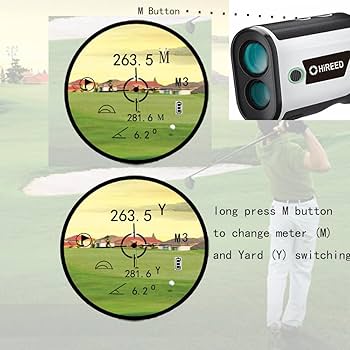 Amazon.com : HiREED Golf Rangefinder with Slope 1200 Yards