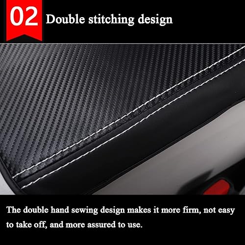 Miniatura 4 de Funda para reposabrazos de consola central adecuada para Hyundai Tucson 2022 2023 2024, resistente a los arañazos, funda de cuero, accesorios de