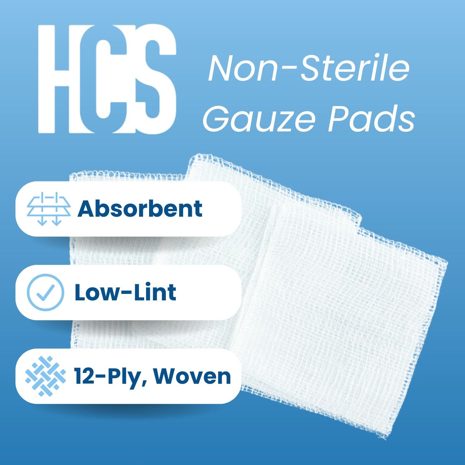 Medical Gauze Pads - Wound Care & First Aid -2
