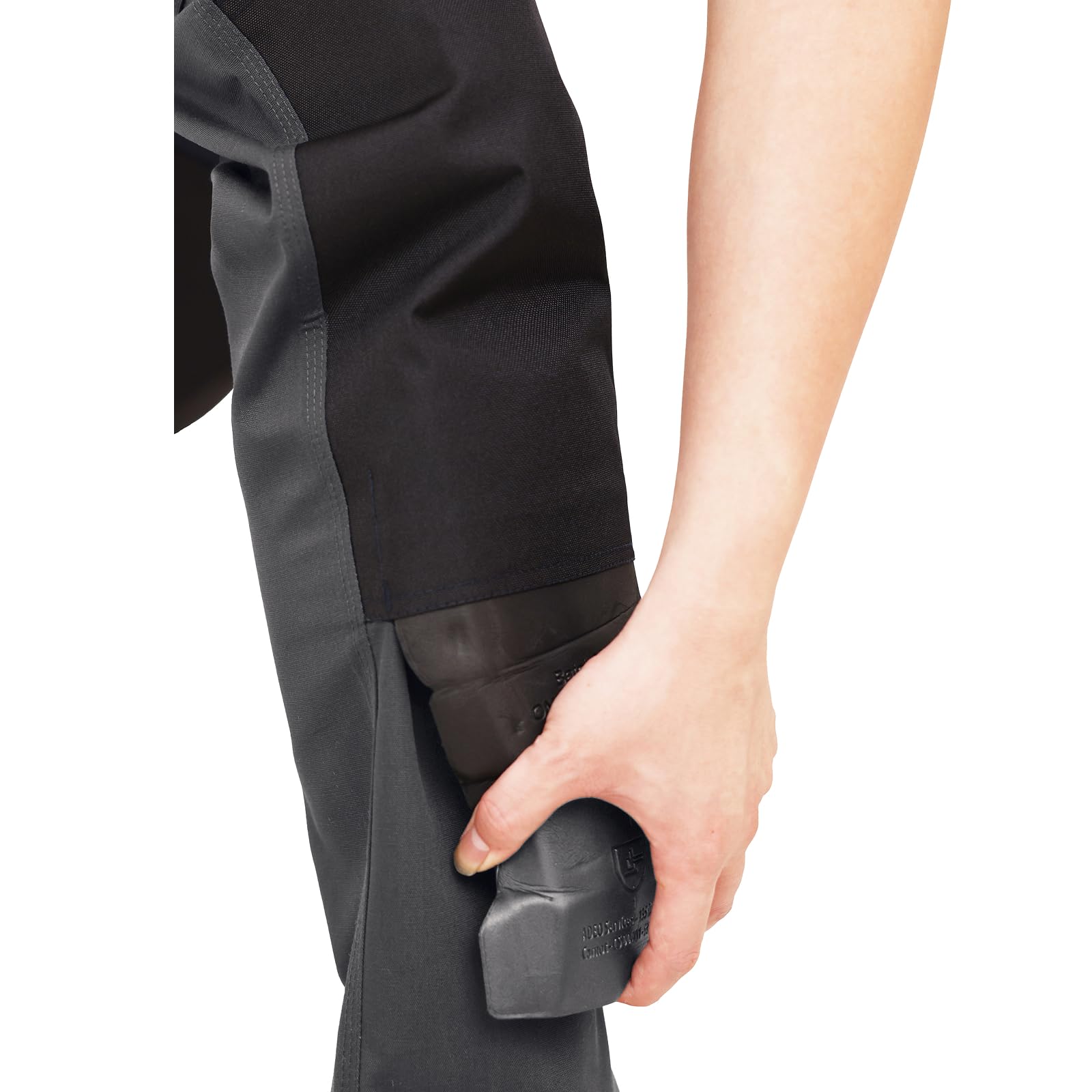WORK IDEA Pantalon de Travail pour Homme avec Poches à Genoux Oxford en Toile résistante