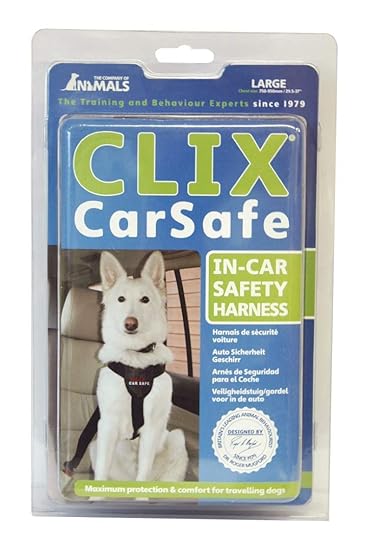 Clix CarSafe in-Car Safety Harness for Dogs, Large