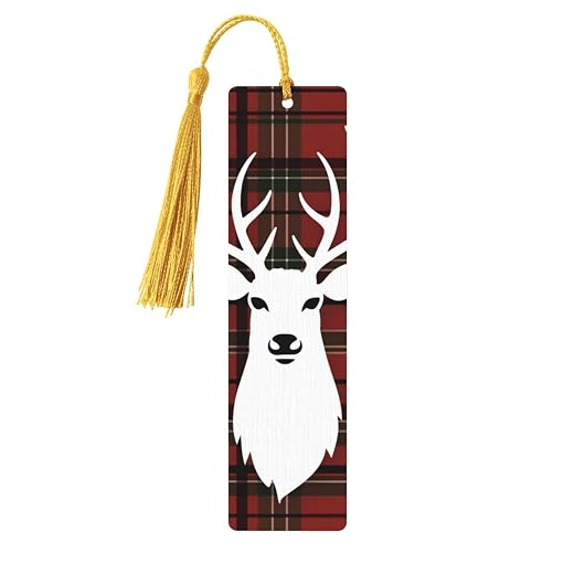 Handmade Tartan Checkered Bookmarks