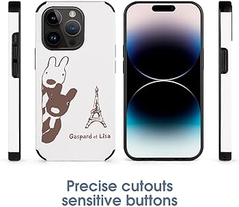 Amazon.co.jp: リサとガスパール iPhone14 対応 ケース iphone 14 Pro