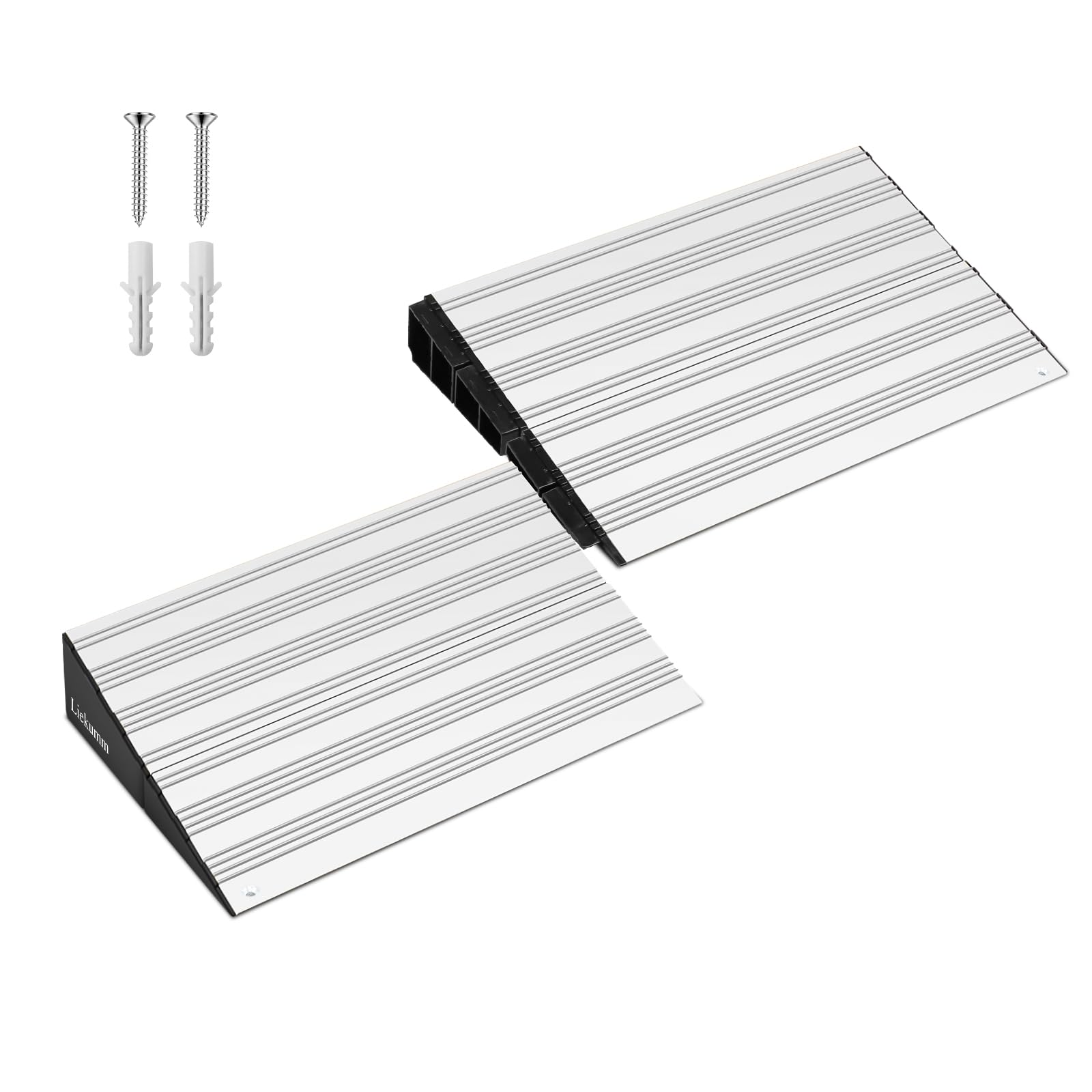Snapklik.com : 2 Inch Rise Aluminum Ramp, 4400lbs Capacity Door ...