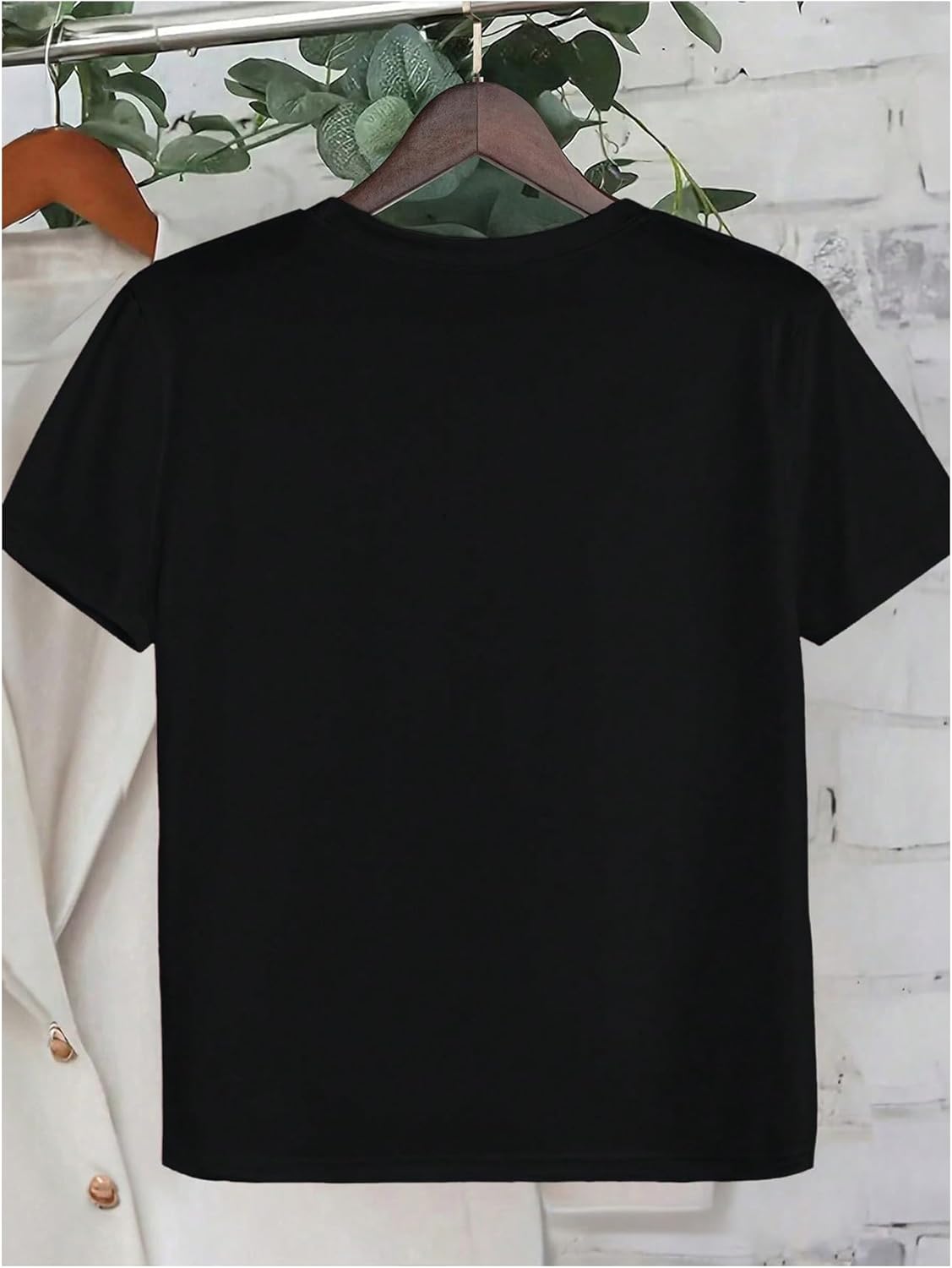 SweatyRocks Women's Plus Size Bling Rhinestone T Shirts Short Sleeve Crew Neck Y2K Tops - Image 3