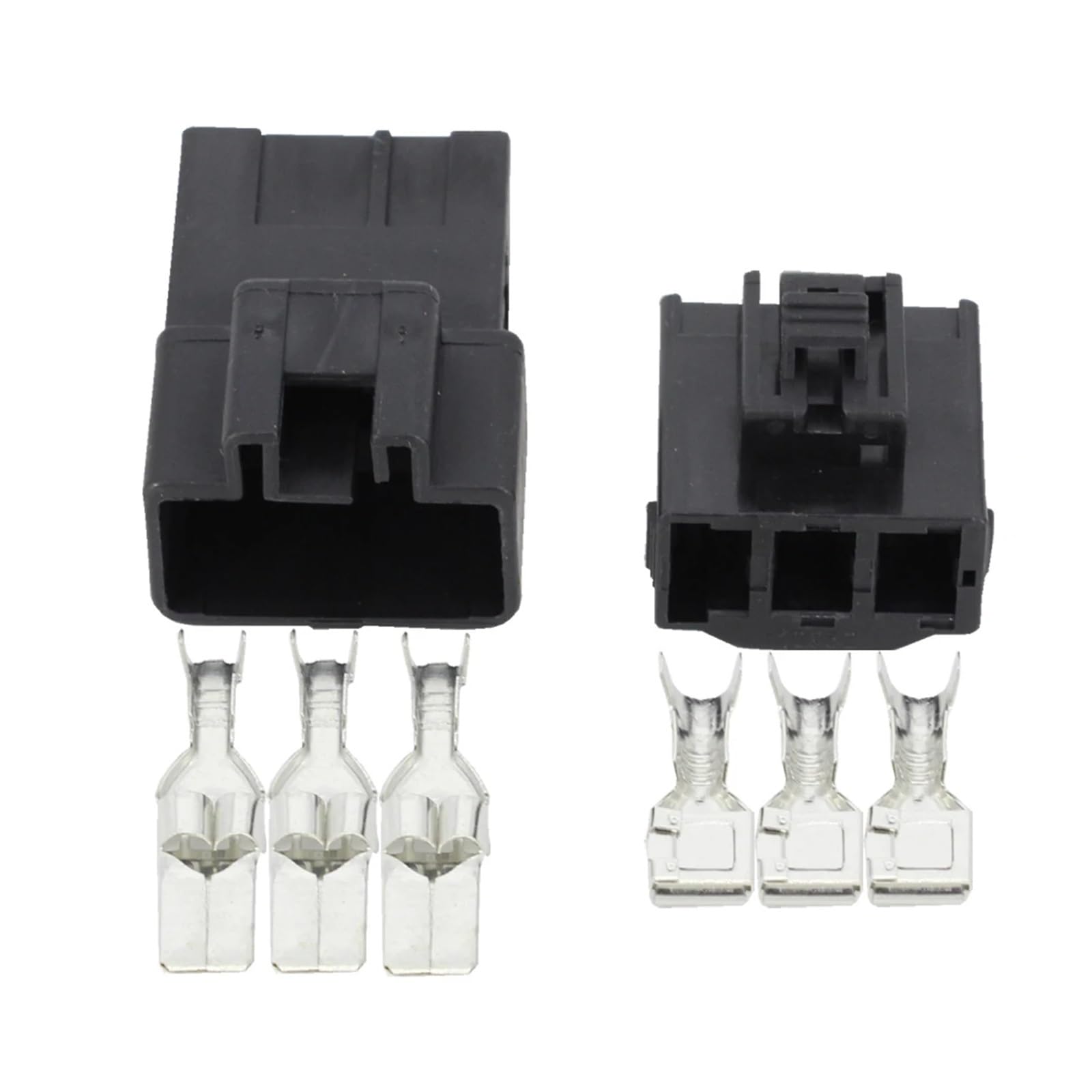 Hengliang Store 3-pinowe złącze elektryczne złącze przewodu wtykowe żeńskie i męskie DJ7035Y-7.8-11/21 (Color : Male and Female Plug, Size : 10 Sets)