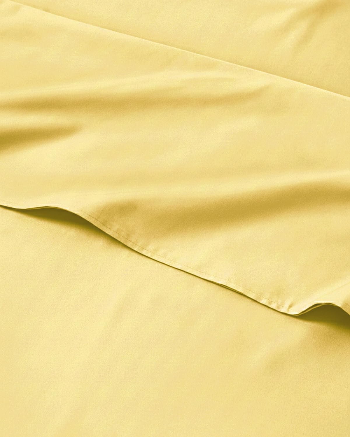 Kids Full Size Yellow Bed Sheets - 4 Piece Kids Yellow Sheet Set
