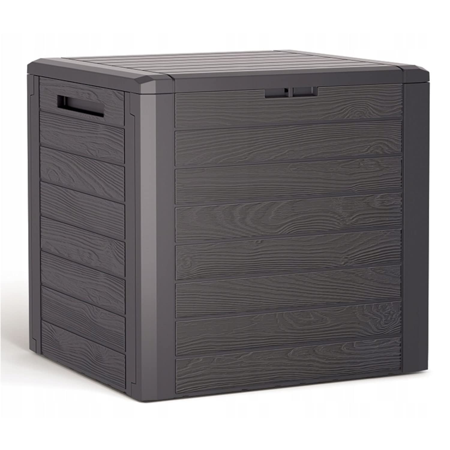 Baúl de jardín WOODEBOX 140L., dimensiones (mm) 585x460x550, color Ocre oscuro