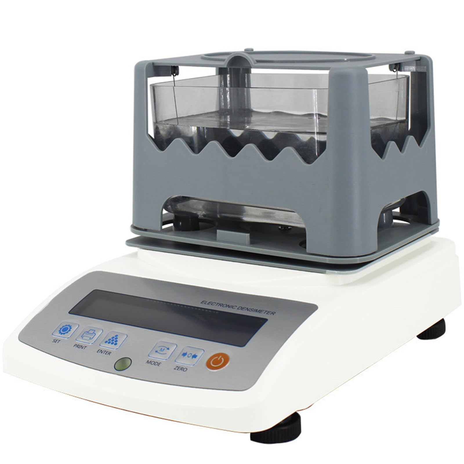 Densimetro solido di Digital, tester di densità di alta precisione 0.001g/cm3 per granuli di gomma di plastica con stampante