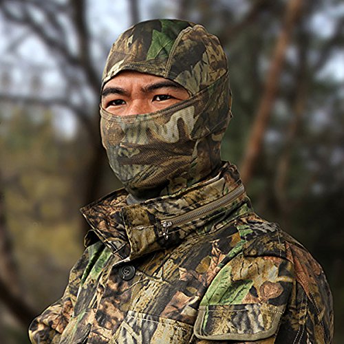 Wtactful SC-02 Camouflage Balaclava Hood Ninja Outdoor Cycling Motorcycle Motorbike Hunting Military Tactical Airsoft Paintball Helmet Liner Gear Wind Dust Sun Uv Protection Breathable Full Face Mask Sc-02 thumb #6