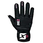 skott Evo 2 Weightlifting Gloves with Integrated Wrist Wrap Support-Double Stitching for Extra Durability-Get Ripped with The Best Body Building Fitness and Exercise Accessories